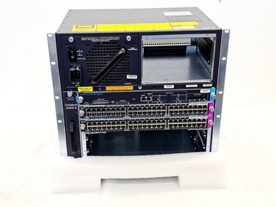 Cisco Catalyst 4506-E WS-C4506E-GE-96V 96-Port PoE Switch