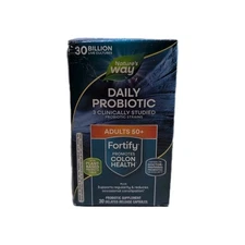 Fortify 50+ Probiotics +Prebiotics 30 Bilion Colon Health 30 Capsules Exp 1/2026