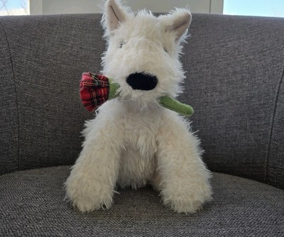 NWT Jellycat Munro Scottie Dog I Love You Rose Valentine Plush Perfect Gift