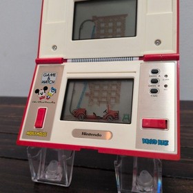 Nintendo Game Watch Mickey Donald Handheld Boxed Manual Rare Retro