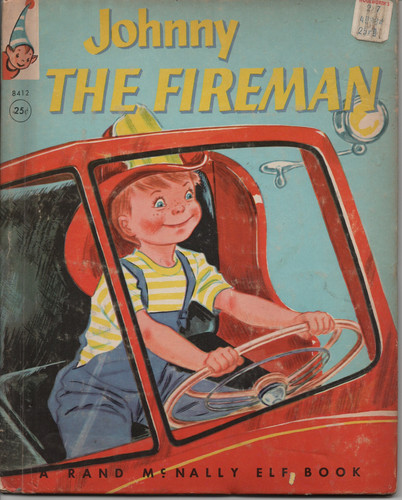 Vintage Children's Rand McNally Elf Books - Set of 3 Johnny Fireman, Animal Show - Picture 1 of 4
