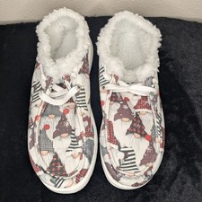 Cozy Christmas Gnome Casual Shoes - Sherpa Lined