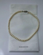 Pendentif Perle Akoya Mikimoto K18 Or Jaune - Collier Bijou De Luxe - J34-2