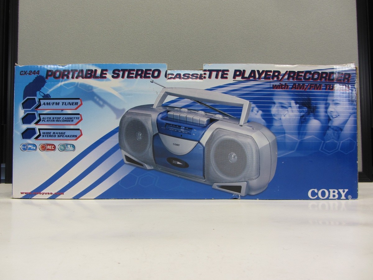 その他 COBY sports Cassette Player 90s COBY CX-144 AM/FM Stereo Cassette Player | Silver | AM/FM