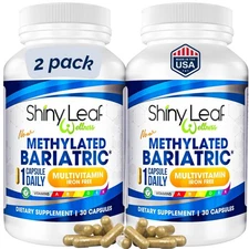 Shiny Leaf Methylated Bariatric Multivitamin Without Iron – Vitamins for Gast...