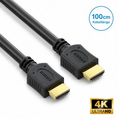 High-Speed HDMI-Kabel für HD 4K TV HDCP 1,0 Meter HDMI 2.0 FULL HD 1080p 3D ARC