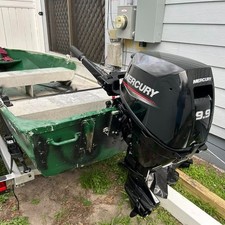 old v-hull with new trailer and motor