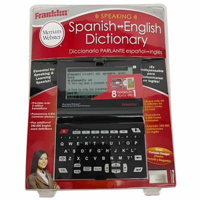 Franklin Merriam-Webster SPANISH-ENGLISH Dictionary BES-2100 New Sealed