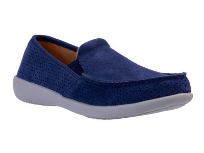 Women's Siesta Burst Slip-On, Peacoat, 8 Wide