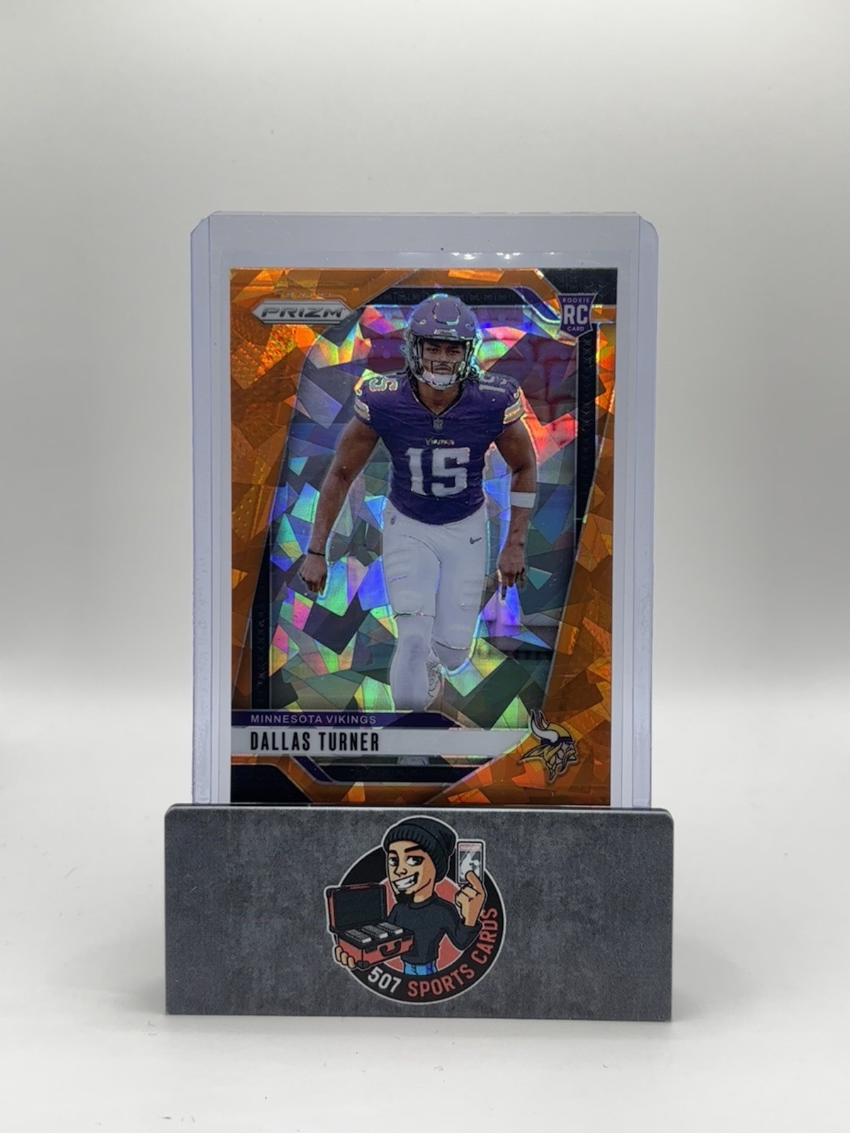 2024 Panini Prizm - Rookies Dallas Turner #324 Orange Ice Prizm (RC)