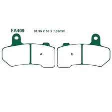 Pastiglie freno ruota posteriore per Harley FLHXSE3 1800 CVO Screamin Eagle Street Glide 12