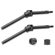 OGRC 2Pcs Steel Front Axle Drive Shaft SCX24 CVD Set for 1/24 Axial SCX24 C10...