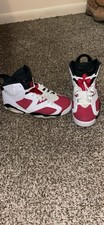 Jordan 6 Carmine Red Sz 8.5