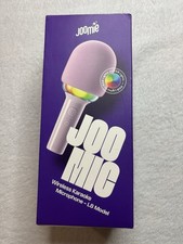 Joomie Wireless Pink Karaoke Microphone for Kids with LED Lights and Bluetooth