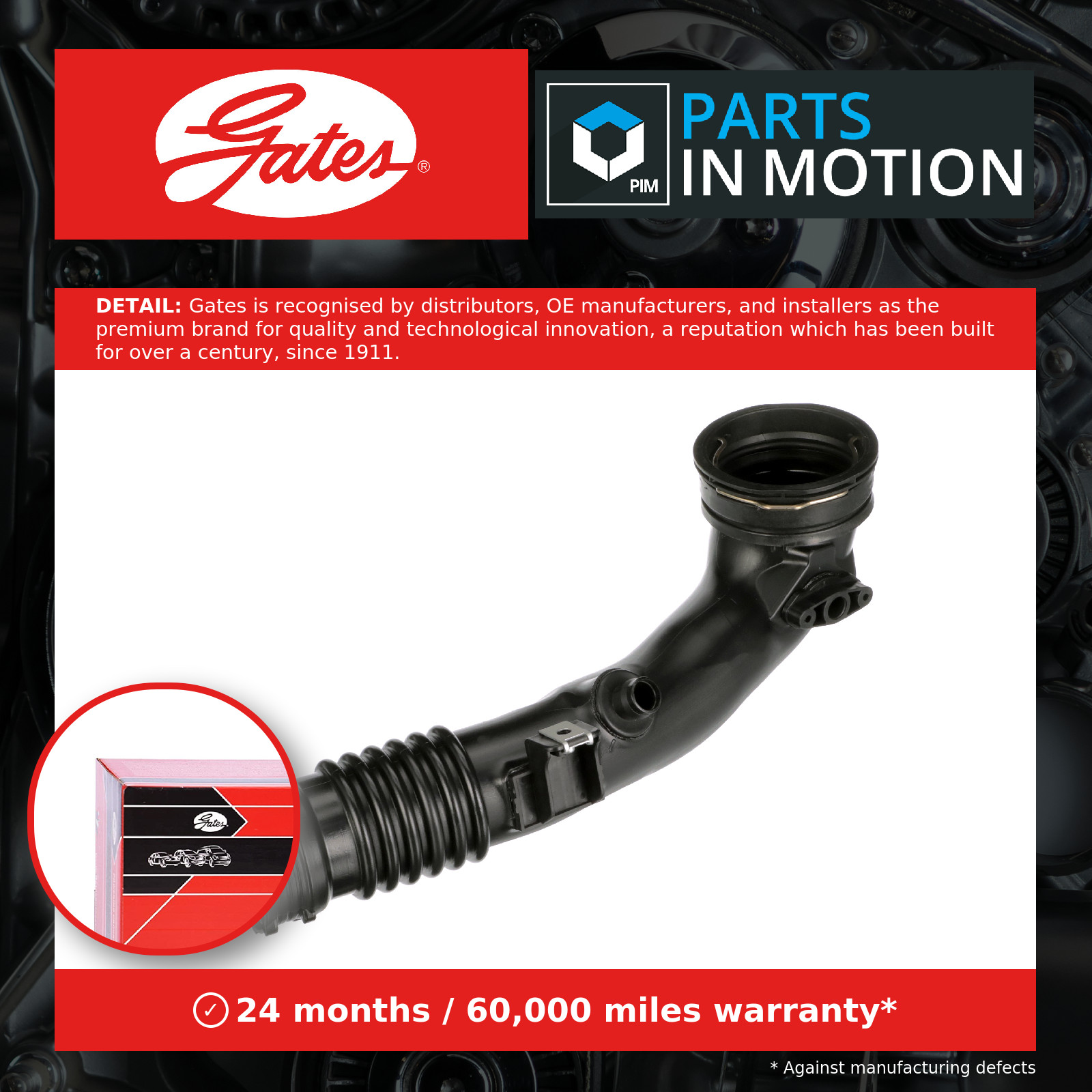 ✅Fits GATES GAT09-1399 Charge Air Hose GAT09-1399 Intercooler hose ( ⭐UK Seller⭐ - Image 12