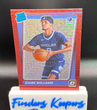 2021-22 ZIAIRE WILLIAMS RED CHOICE PRIZM DONRUSS OPTIC RATED ROOKIE #198