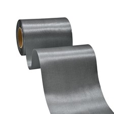 Wide Dark Grey Satin Ribbon 4 Inch x 25 Yards Solid Fabric Cutting Ceremony