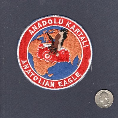 Anadolu Kartali Anatolian Eagle F-16 Falcon TURAF TURKISH AF Squadron Patch