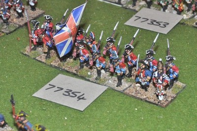 28mm 7YW / british - line regt 16 figs - inf (77354)