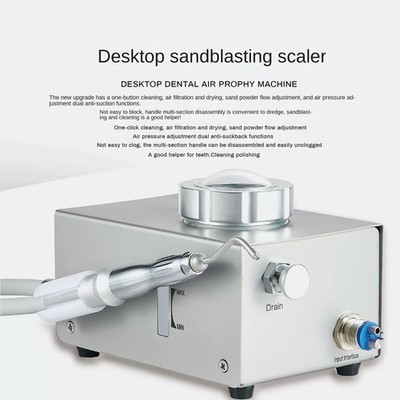 Benchtop Sandblasting Machine Oral Cleaning Machine Whitening Sandblasting