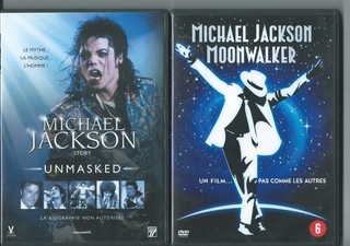 LOT 2DVD MICHAEL JACKSON STORY et MOONWALKER