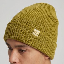 Burton Unisex Beanie Ribbed Cuffed Knit Hat Gorpcore Skater Lime OSFA