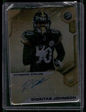DIONTAE JOHNSON 2019 PANINI ELEMENTS GOLD ROOKIE ON CARD AUTO AUTOGRAPH #D /50