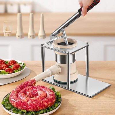 Wurstfüllmaschine und Fleischbällchenmacher mit großer Kapazität für