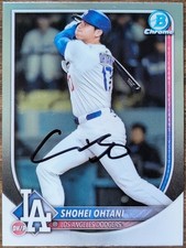 2025 Bowman Chrome Shohei Ohtani Autograph Card Auto COA