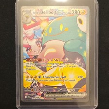 Pokemon TCG Iono’s Bellibolt ex 183/159 SV09 Journey Together Secret Rare Holo
