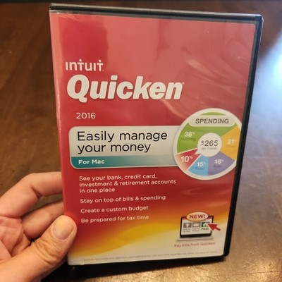 Intuit Quicken Home And Business 2016 For Mac PC DVD