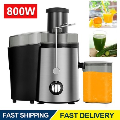 800W Electric Juicer Fruit Vegetable Blender Juice Extractor Citrus Machine New
