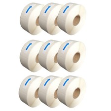 Blank White 1 x 2 Inch Dissolvable Labels for Food Rotation Prep roll of 500 ...