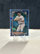 2024 Bowman Chrome Draft Sapphire Michael Massey #BDC-80 Detroit Tigers