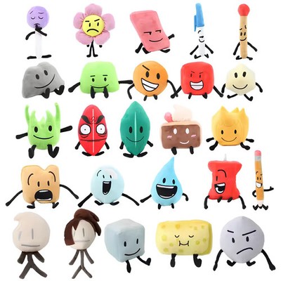 BFDI Battle for Dream Island Plush Figure - Stuffed Toy Gift for Kids & Fans