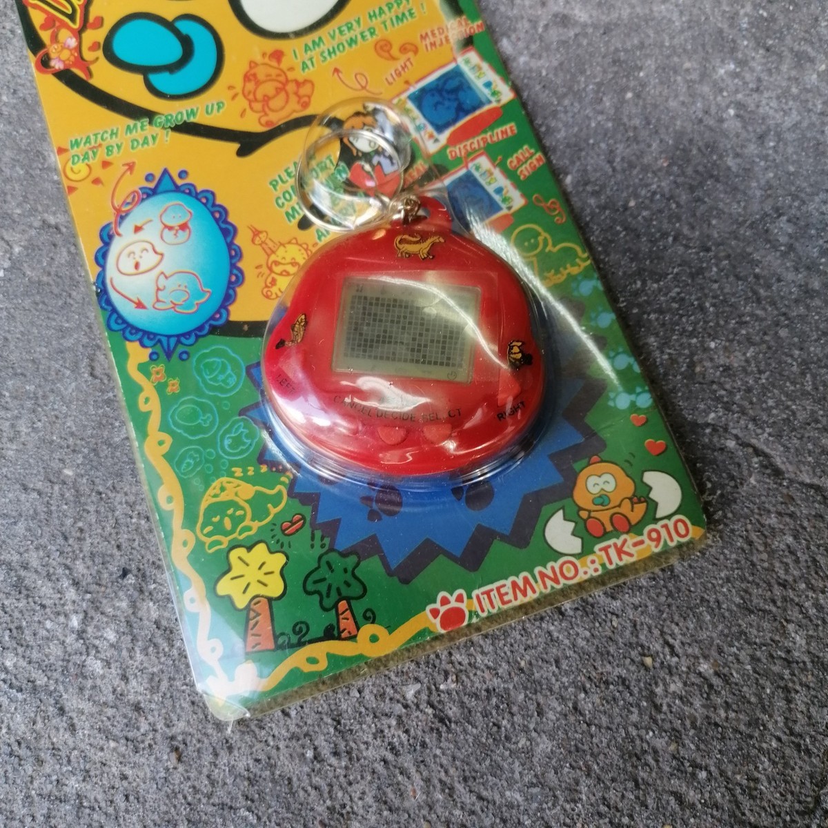 Dinkie Dino Electronic 49 in 1 RED Virtual Pet TK-910 NIB