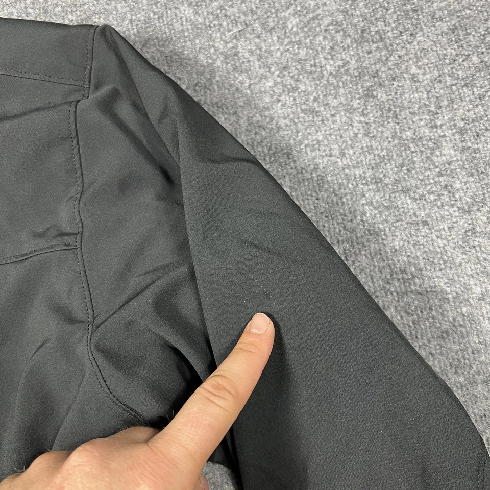 Columbia XCO Softshell Jacket Mens XL Black Fleece Lined Full Zip WM5383 Hiking - Image 2 of 4