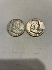 Franklin 1958 and 1962 Half Dollar