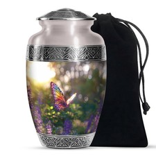 Butterfly Serene Memorial Urns for Human Ashes Adult Female 10 Inch 