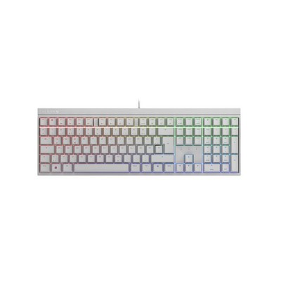 CHERRY MX 2.0S RGB, CHERRY MX-Blue-Switches - weiß, mechanische Gamingtastatur,