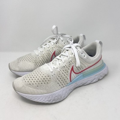 Size 11 - Nike React Infinity Run Flyknit 2 White Glacier Ice Men s Shoes EUC!
