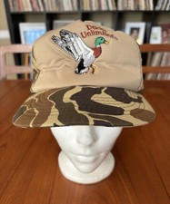 Vintage Ducks Unlimited Camouflage Trucker Hat Camo Adjustable Cap