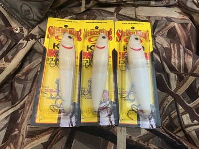 NEW:STRIKE KING MEGA DAWG BONE TOPWATER LURE,2oz.,6  LONG,HANG TAG READY