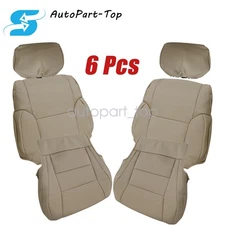For 96-02 Toyota 4Runner Oak Tan Driver & Passenger Seat Covers Full Surround