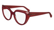 New FERRAGAMO SF-2984 613 Red  Crystal Red Eyeglasses 53/16/140
