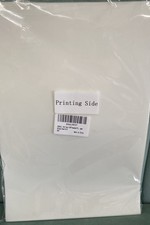 DTF Transfer Film - 8.5 x 11, DTF Film - Glossy Finish, Cold Peel, Washable, Hig