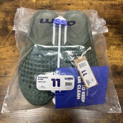 Lusso Cloud Scenario Slide Men s Size 11 In Green Acre - MSRP $75