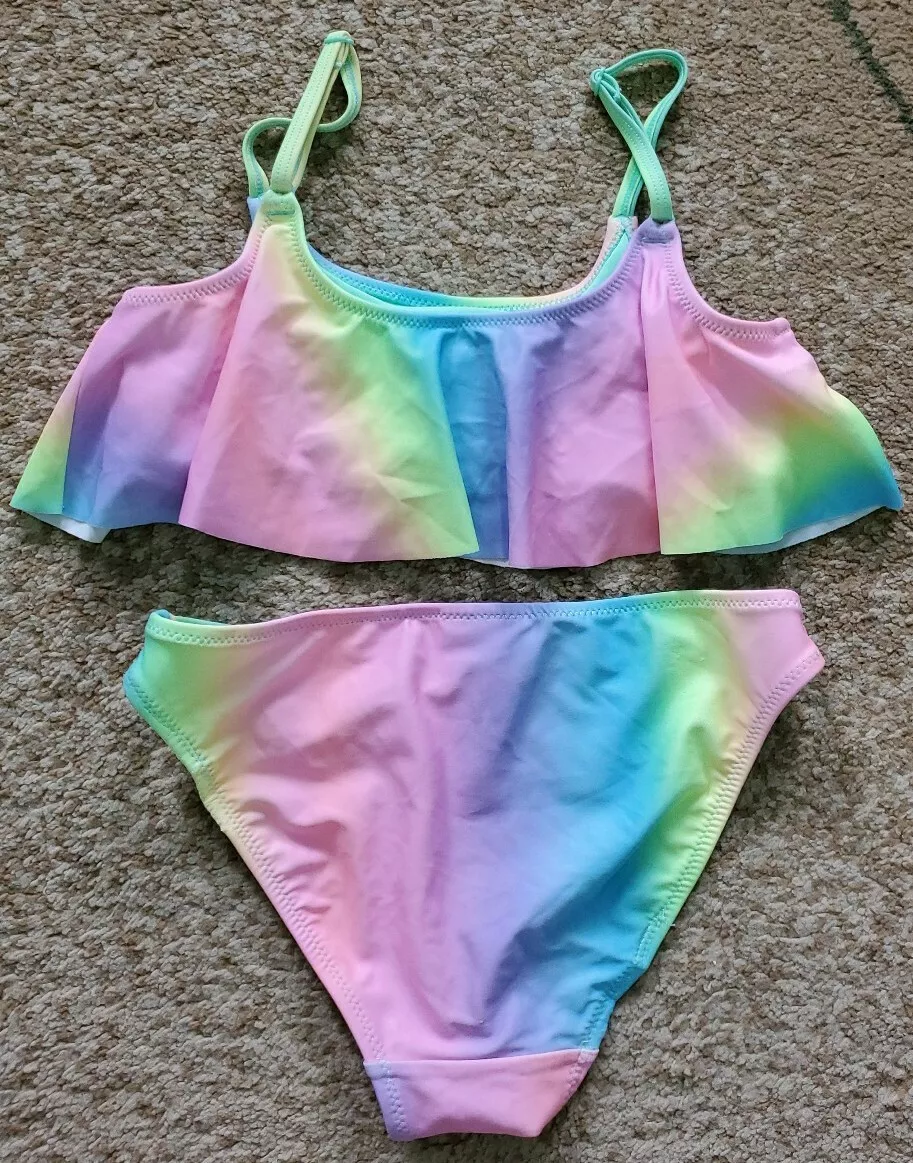 H&amp;M Girls 2pcs Suit Multicolor HAWAII Flare Size | eBay