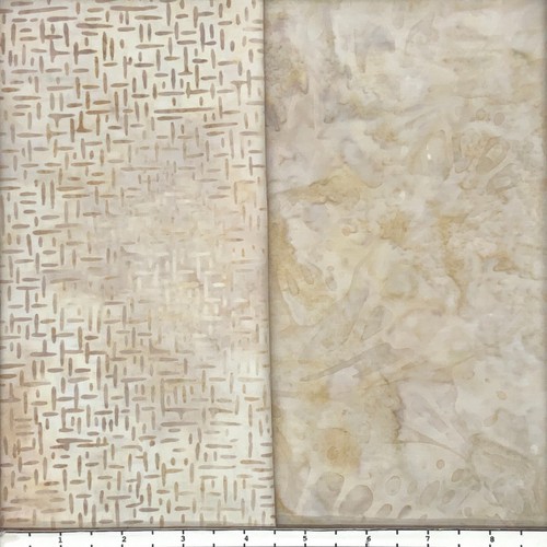 Lot 10 Fat Quarters Color: Neutral Medium Light #15 Batik Lunn Fabric FQ Pack - Picture 2 of 7