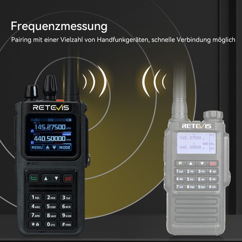 Retevis C1 Walkie Talkie 5W Dualband Radio dalekiego zasięgu Redukcja szumów - Zdjęcie 19 z 24